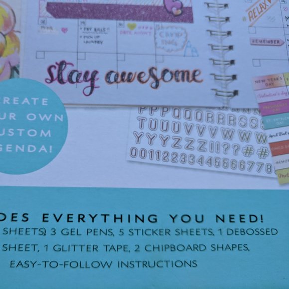 Custom Agenda Planner Date Book Stitch Journal Doodling Sketching Blank Notebook - Picture 10 of 10